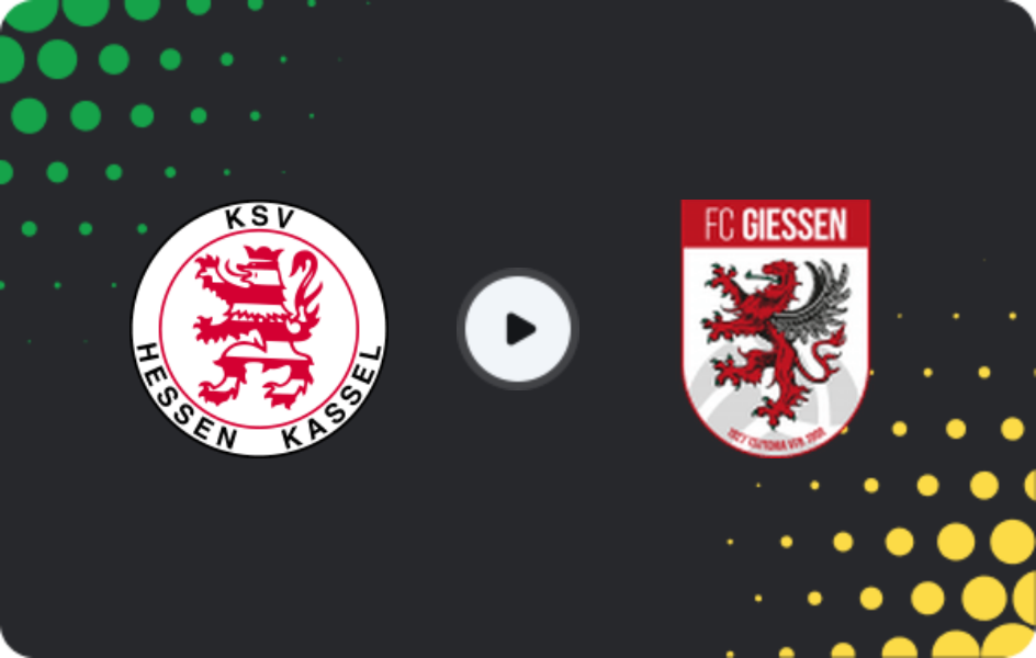 Where to watch Kassel — FC Gießen, Oberliga - Hessen, 22.03.2026