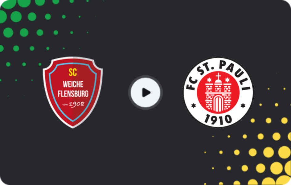 Where to watch Weiche Flensburg — St. Pauli II, Regionalliga - Nord, 22.03.2026