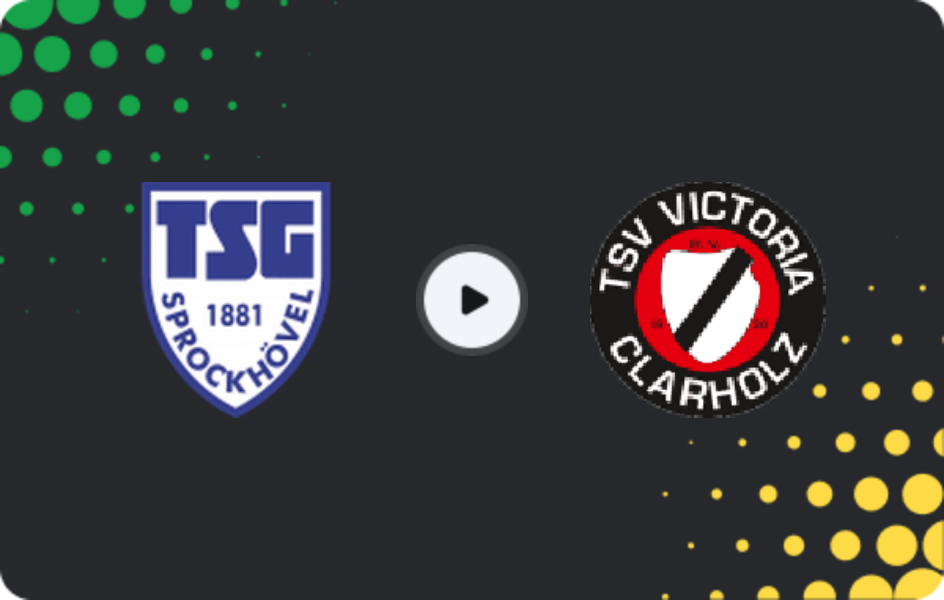 Where to watch Sprockhovel — Victoria Clarholz, Oberliga - Westfalen, 22.03.2026