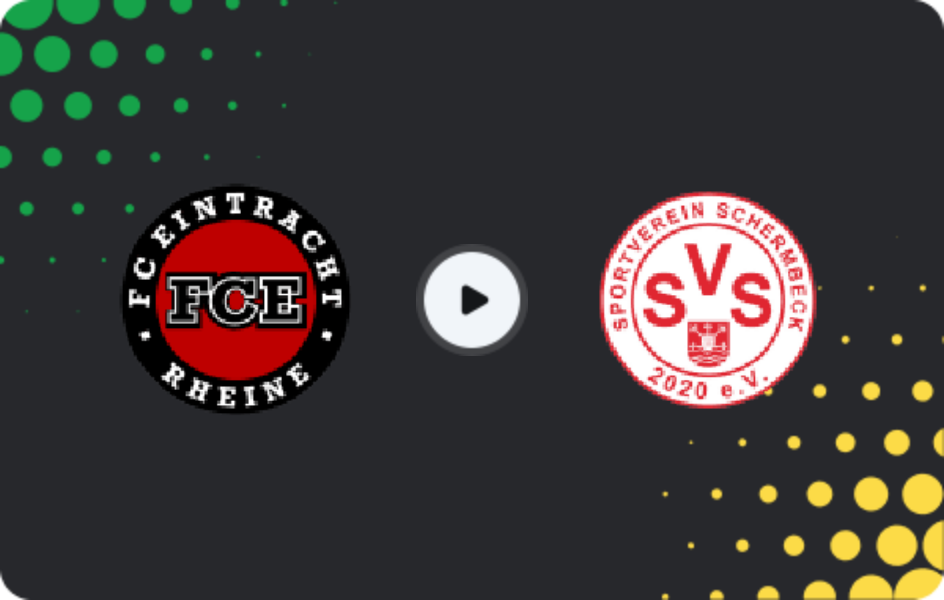 Where to watch Eintracht Rheine — Schermbeck, Oberliga - Westfalen, 22.03.2026