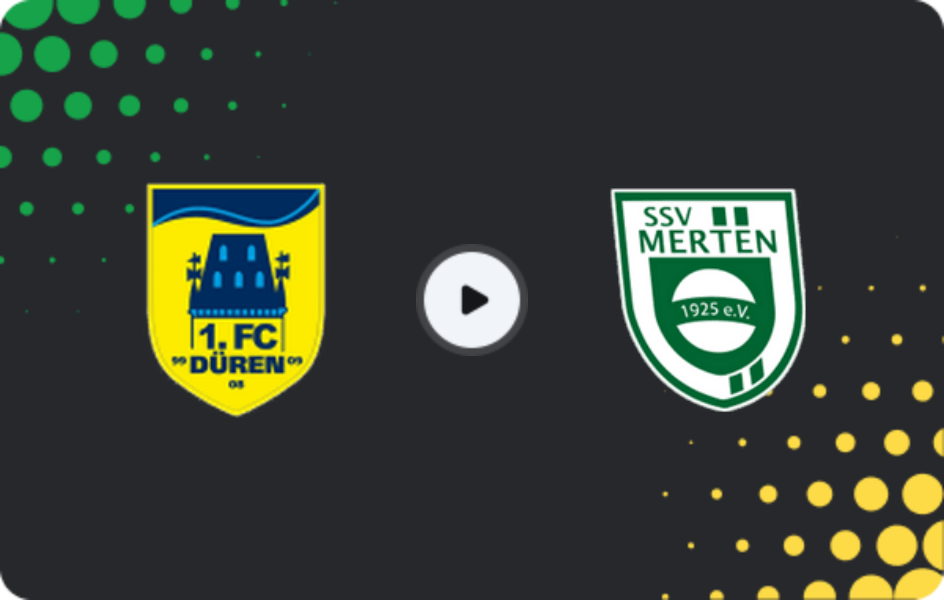 Where to watch Düren Merzenich — SSV Merten, Oberliga - Mittelrhein, 22.03.2026