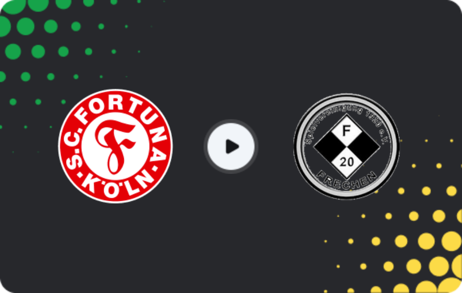 Where to watch Fortuna Köln II — Frechen, Oberliga - Mittelrhein, 22.03.2026