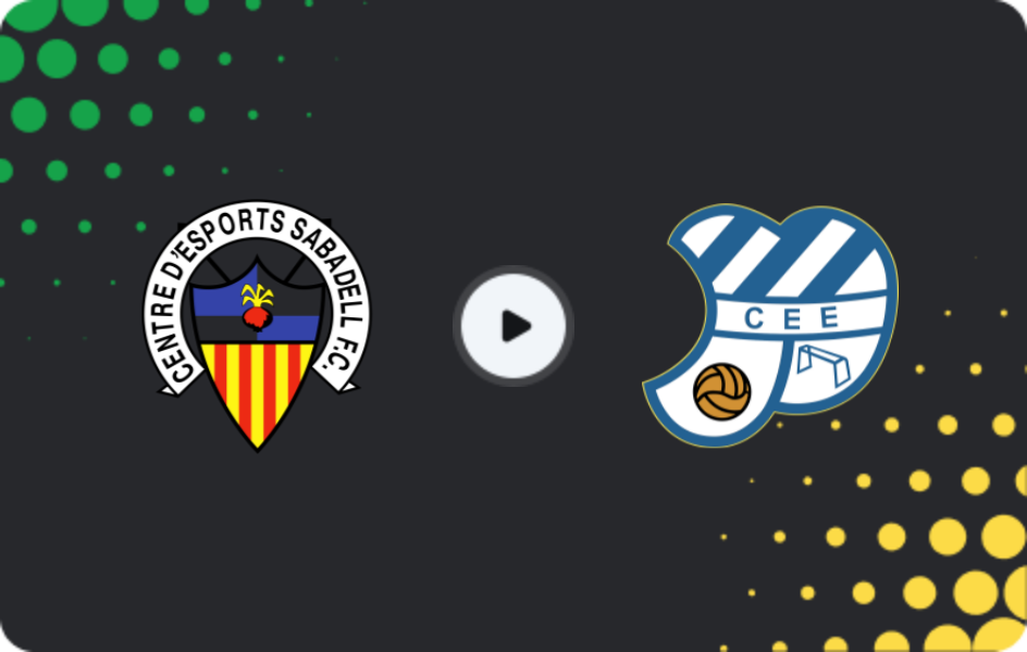 Where to watch Sabadell — Europa Fc, Primera Federación – Group 2, 22.03.2026