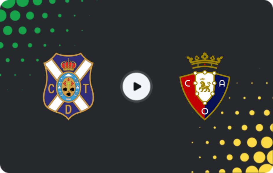 Where to watch Tenerife — Osasuna II, Primera Federación – Group 1, 22.03.2026