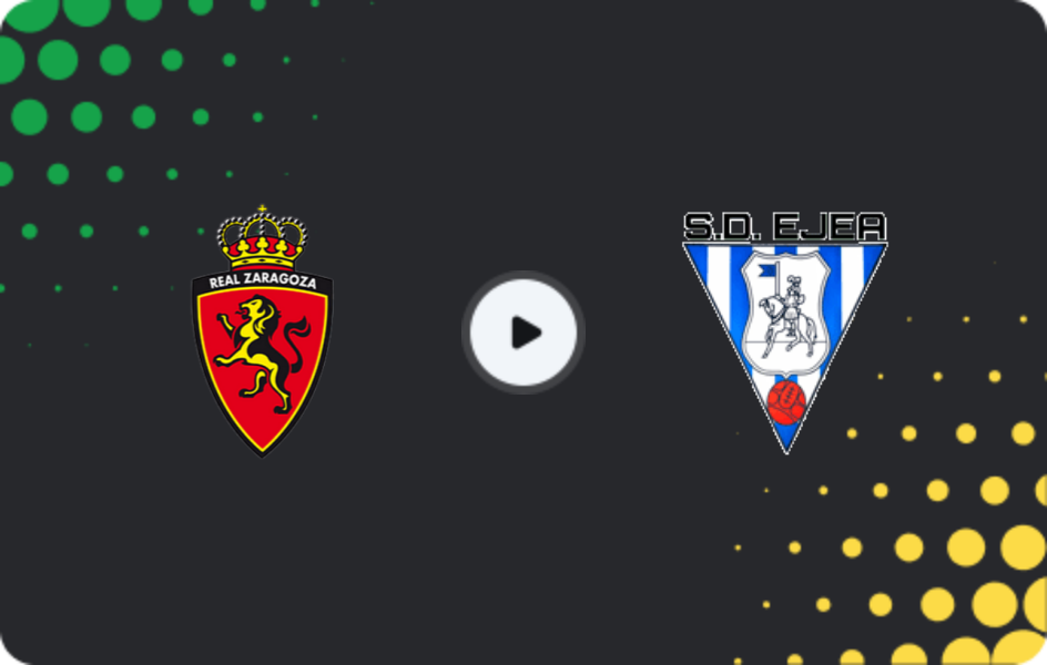 Where to watch Real Zaragoza II — Ejea, Segunda Federación - Group 2, 22.03.2026