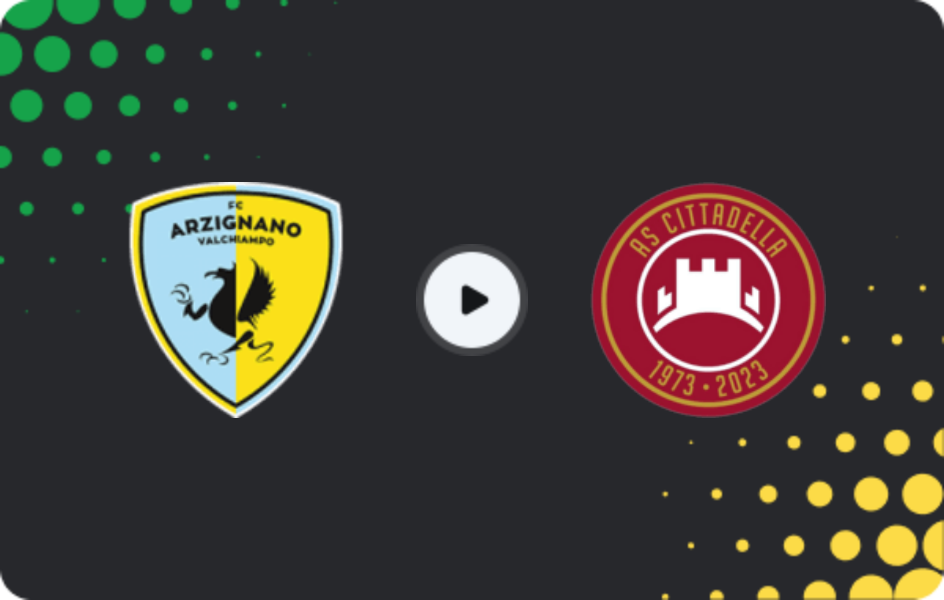 Where to watch Arzignano Valchiampo — Cittadella, Serie C - Girone A, 22.03.2026