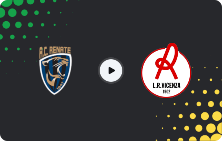 Where to watch Renate — Vicenza Virtus, Serie C - Girone A, 22.03.2026