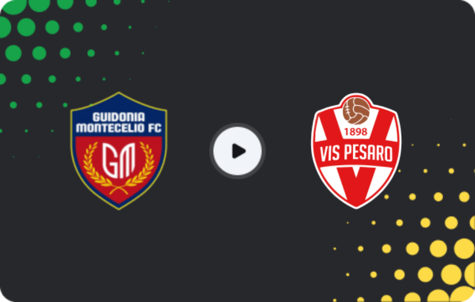 Where to watch Guidonia Montecelio 1937 — Vis Pesaro, Serie C - Girone B, 22.03.2026