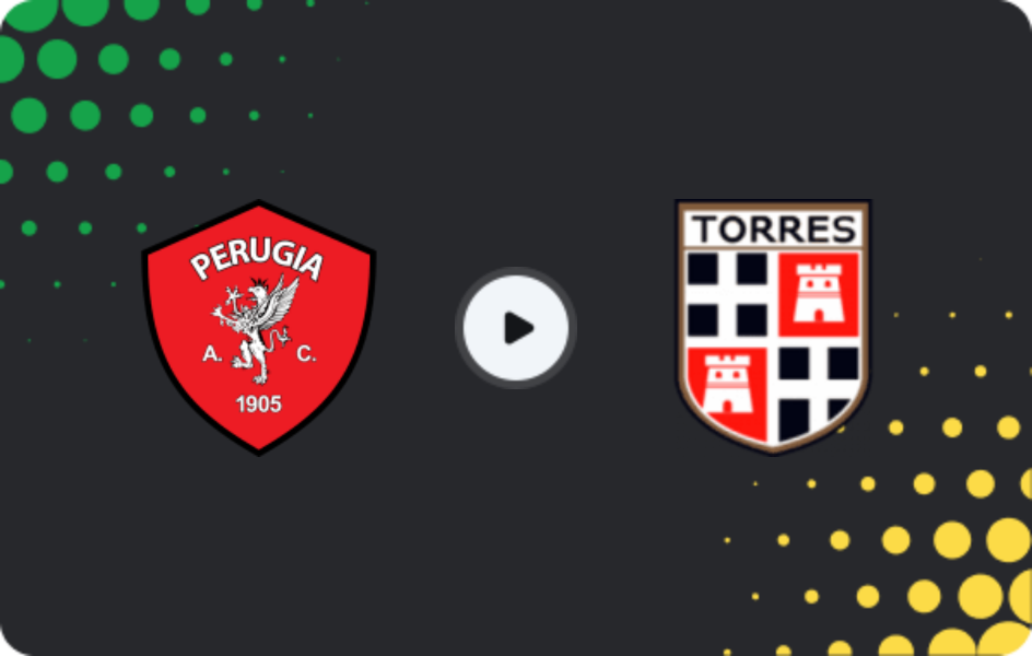Where to watch Perugia — Torres, Serie C - Girone B, 22.03.2026