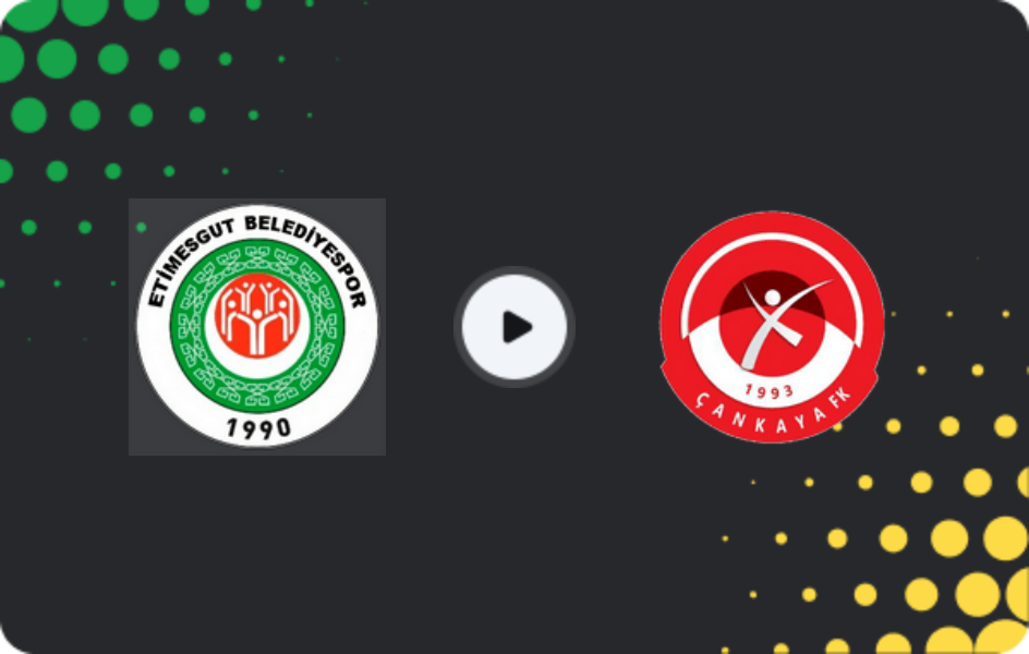 Where to watch Etimesgut Belediyespor — Çankaya FK, 3. Lig - Group 1, 25.03.2026
