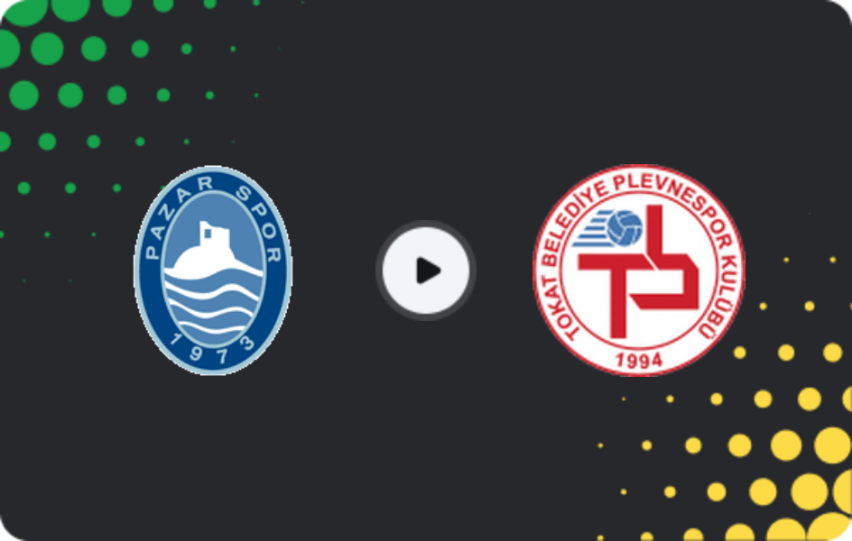 Where to watch Pazarspor — Tokat Bld Plevnespor, 3. Lig - Group 3, 25.03.2026