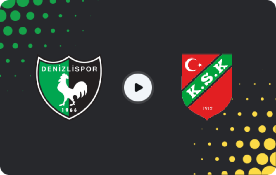 Where to watch Denizli İYG — Karşıyaka, 3. Lig - Group 4, 25.03.2026