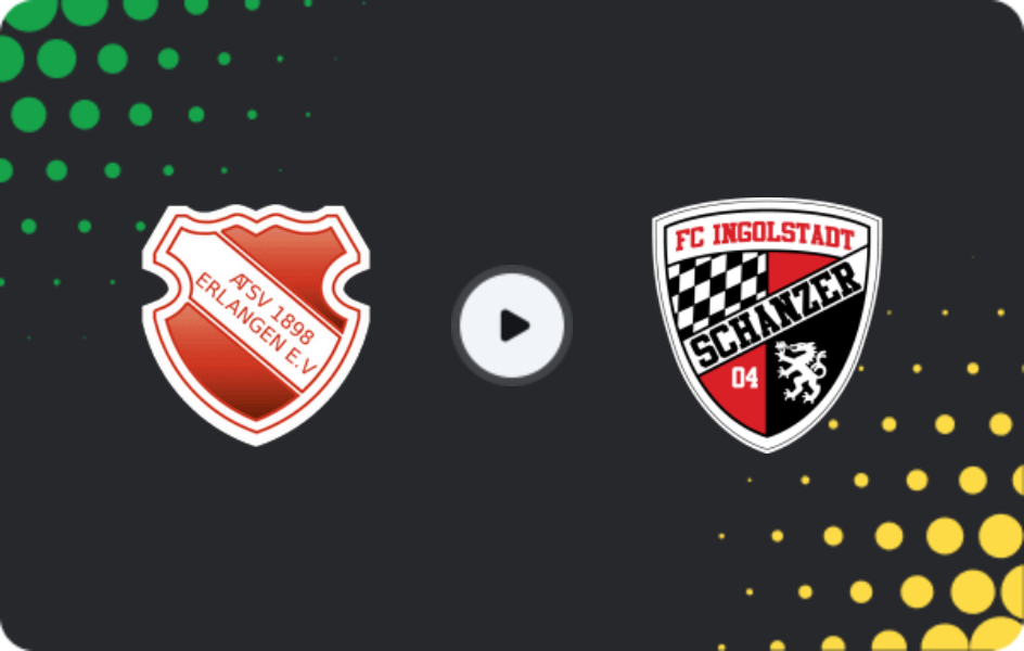 Where to watch ATSV Erlangen — Ingolstadt II, Oberliga - Bayern Nord, 27.03.2026
