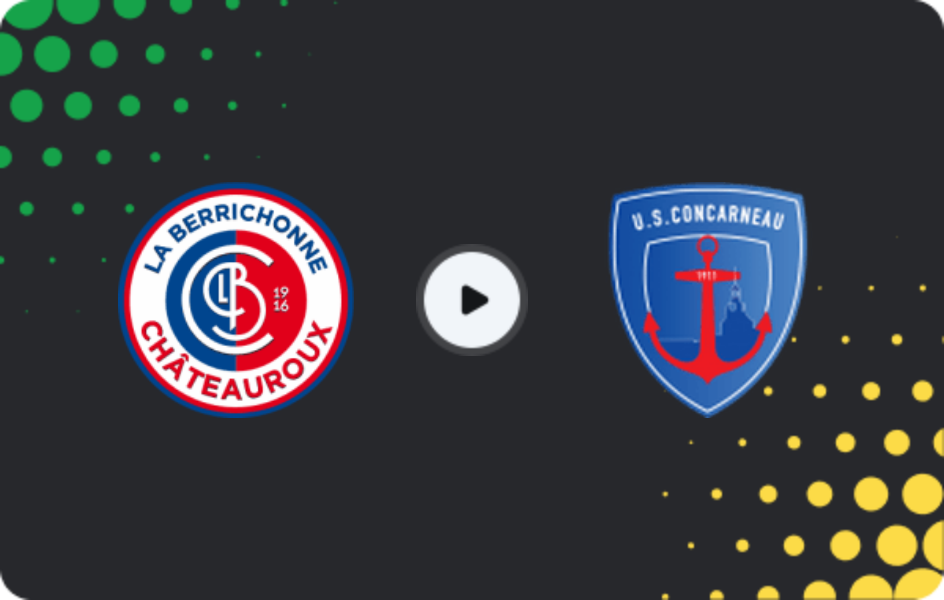 Where to watch Chateauroux — Concarneau, Championnat National, 27.03.2026