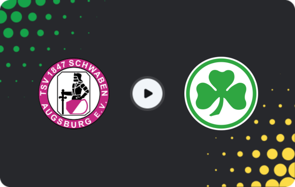 Where to watch Schwaben Augsburg — Greuther Fürth II, Regionalliga - Bayern, 28.03.2026
