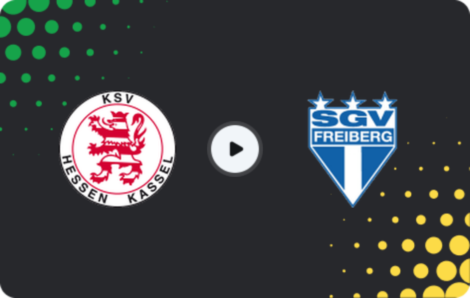 Where to watch Hessen Kassel — SGV Freiberg, Regionalliga - SudWest, 28.03.2026