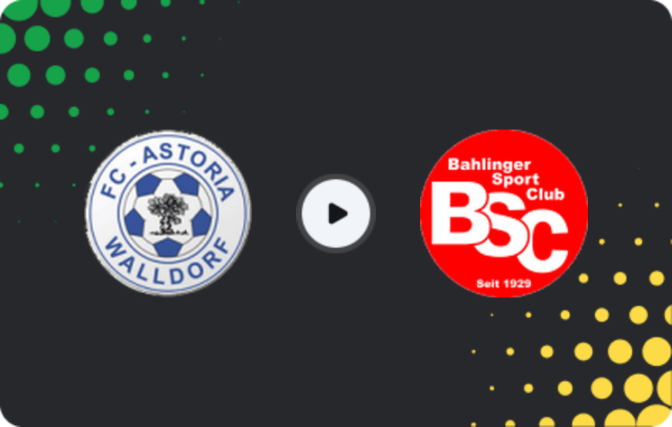 Where to watch FC Astoria Walldorf — Bahlinger SC, Regionalliga - SudWest, 28.03.2026