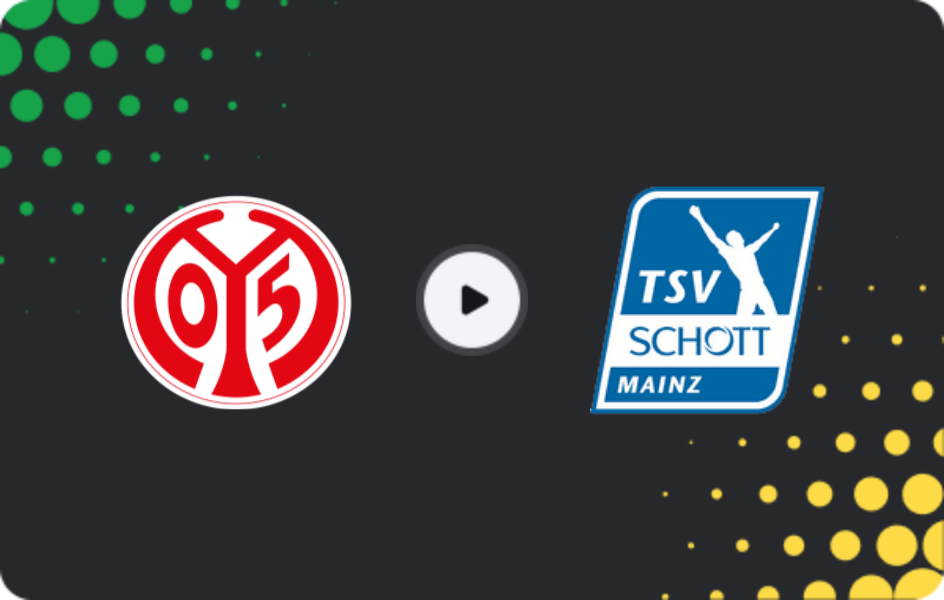 Where to watch Mainz 05 II — Schott Mainz, Regionalliga - SudWest, 28.03.2026