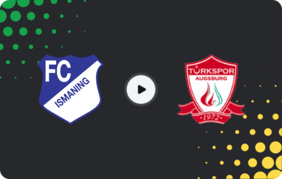 Where to watch Ismaning — Türkspor Augsburg, Oberliga - Bayern Süd, 28.03.2026