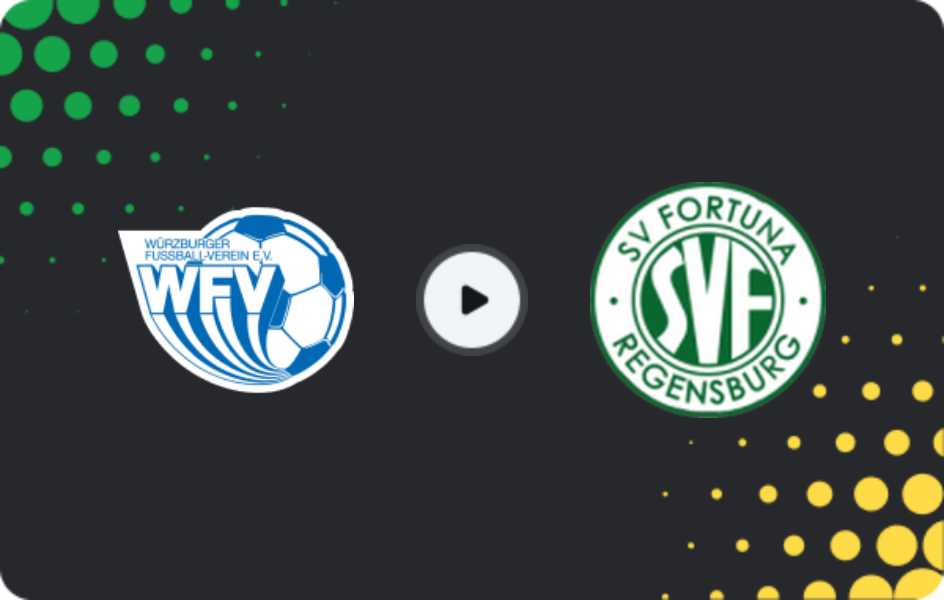 Where to watch Würzburger FV — Fortuna Regensburg, Oberliga - Bayern Nord, 28.03.2026