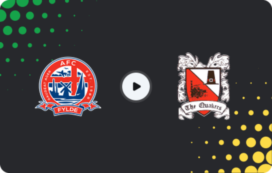 Where to watch AFC Fylde — Darlington 1883, National League - North, 28.03.2026