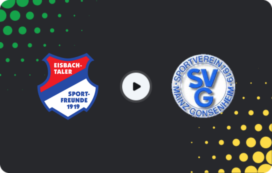 Where to watch Eisbachtal — Gonsenheim, Oberliga Rheinland-Pfalz/Saar, 28.03.2026