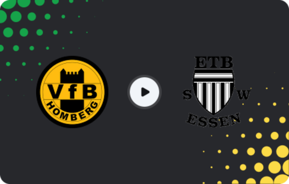 Where to watch Homberg — SW Essen, Oberliga - Niederrhein, 29.03.2026