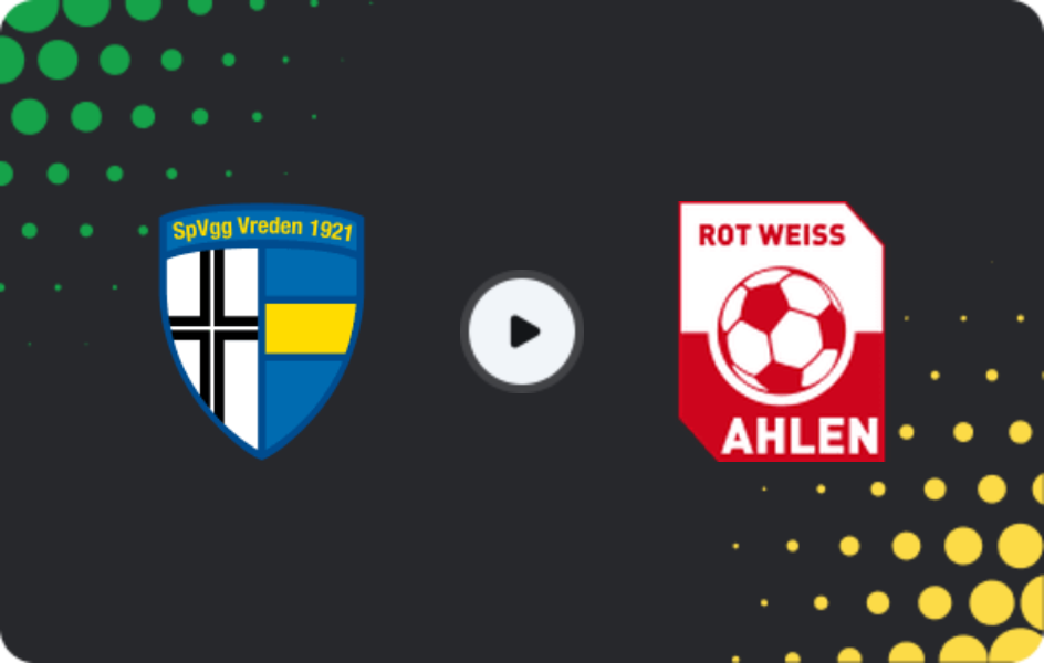 Where to watch Vreden — Rot Weiss Ahlen, Oberliga - Westfalen, 29.03.2026