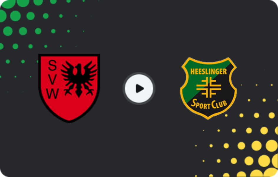 Where to watch Wilhelmshaven — Heeslinger SC, Oberliga - Niedersachsen, 29.03.2026