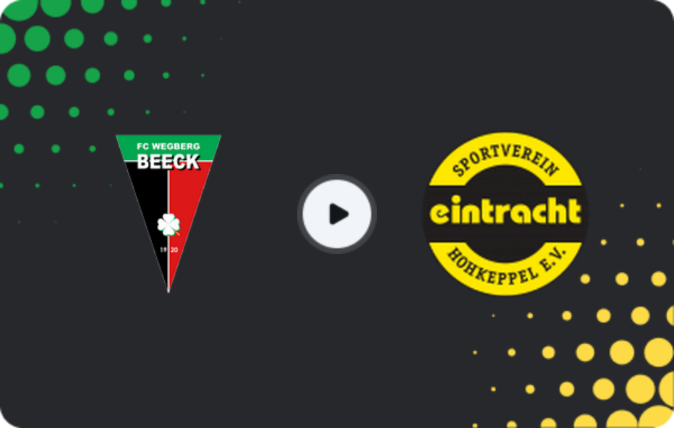 Where to watch Wegberg-Beeck — Eintracht Hohkeppel, Oberliga - Mittelrhein, 29.03.2026