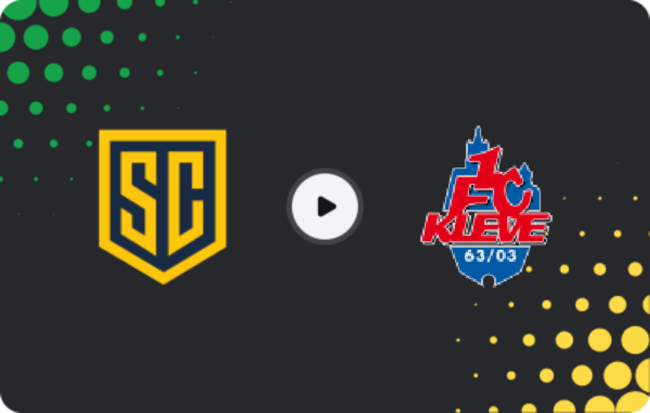 Where to watch SC St. Tönis — Kleve, Oberliga - Niederrhein, 29.03.2026