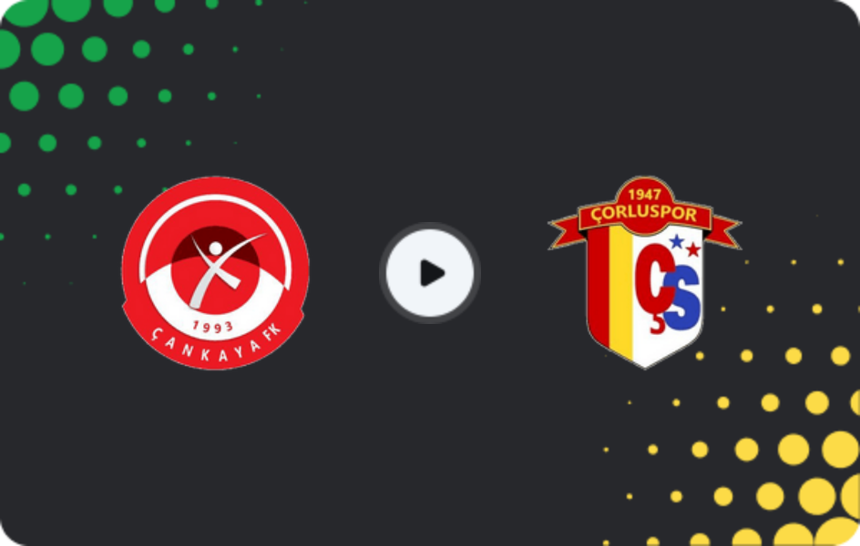 Where to watch Çankaya FK — Çorluspor 1947, 3. Lig - Group 1, 29.03.2026