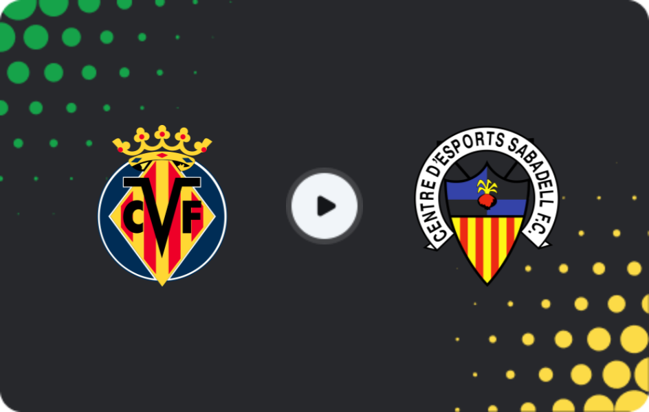 Where to watch Villarreal II — Sabadell, Primera Federación – Group 2, 29.03.2026