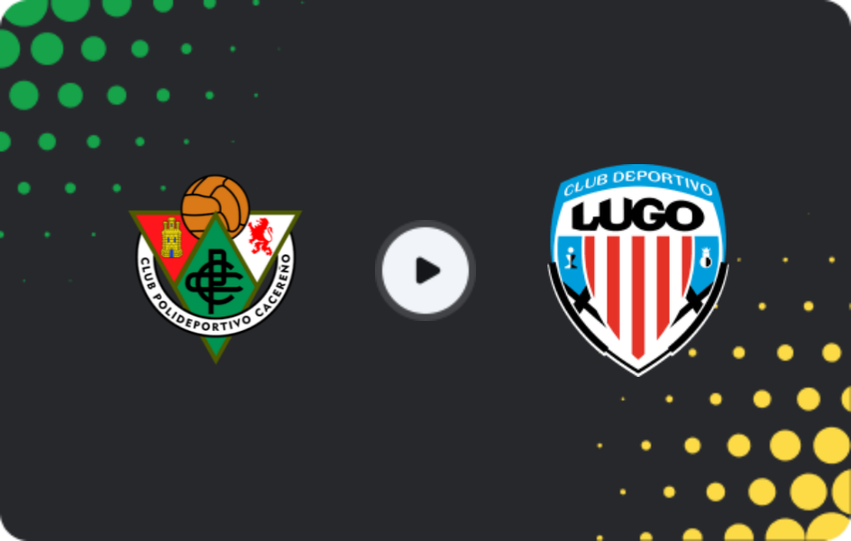 Where to watch Cacereño — Lugo, Primera Federación – Group 1, 29.03.2026