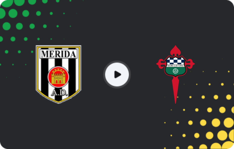 Where to watch Mérida AD — Racing Ferrol, Primera Federación – Group 1, 29.03.2026