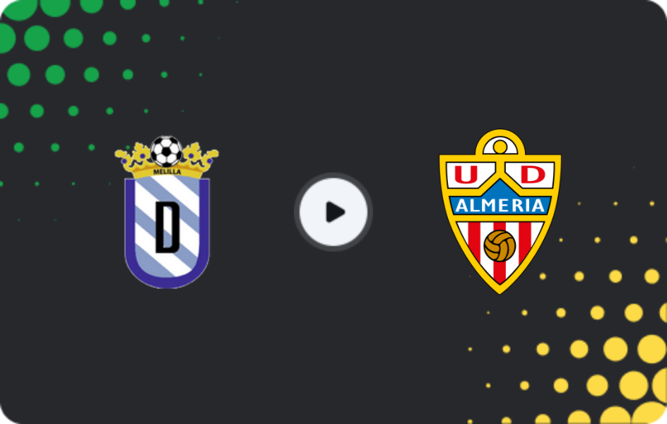 Where to watch Melilla — Almería II, Segunda Federación - Group 4, 29.03.2026