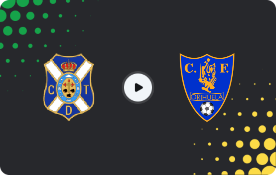 Where to watch Tenerife II — Orihuela, Segunda Federación - Group 5, 29.03.2026