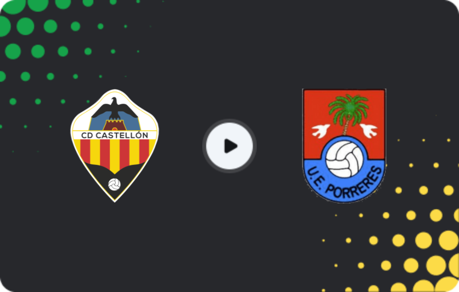 Where to watch Castellón II — Porreres, Segunda Federación - Group 3, 29.03.2026