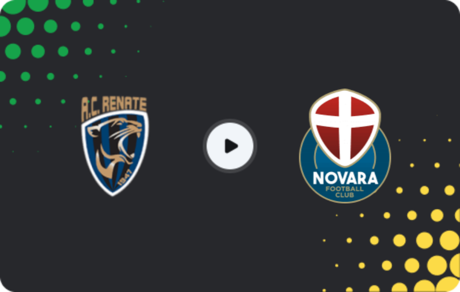 Where to watch Renate — Novara, Serie C - Girone A, 29.03.2026