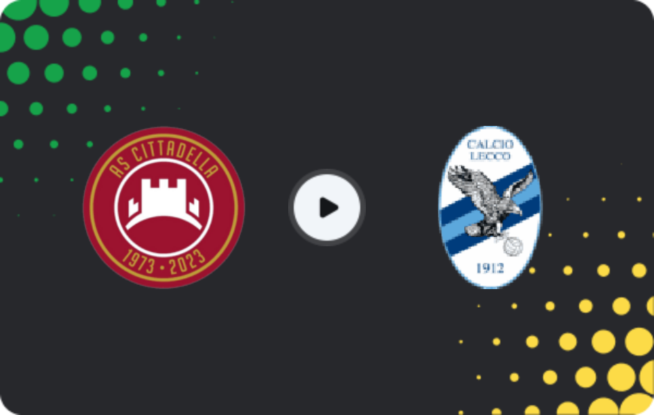 Where to watch Cittadella — Lecco, Serie C - Girone A, 29.03.2026