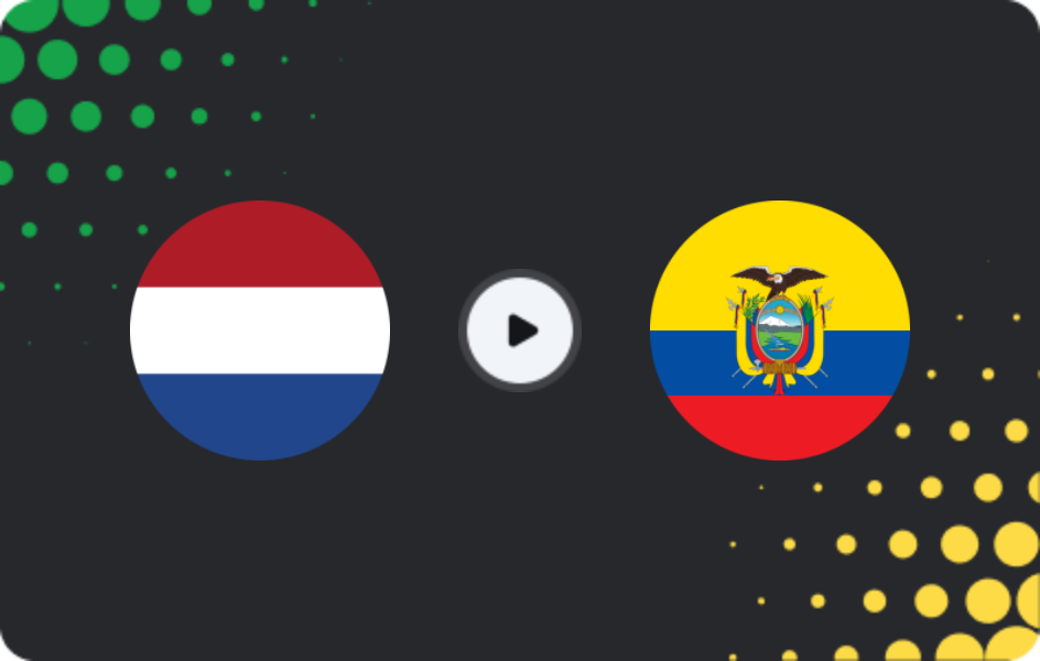Where to watch Netherlands — Ecuador, Friendlies, 31.03.2026
