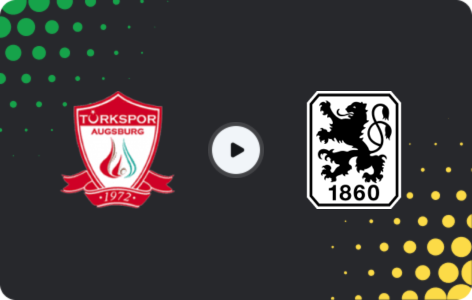 Where to watch Türkspor Augsburg — 1860 München II, Oberliga - Bayern Süd, 02.04.2026
