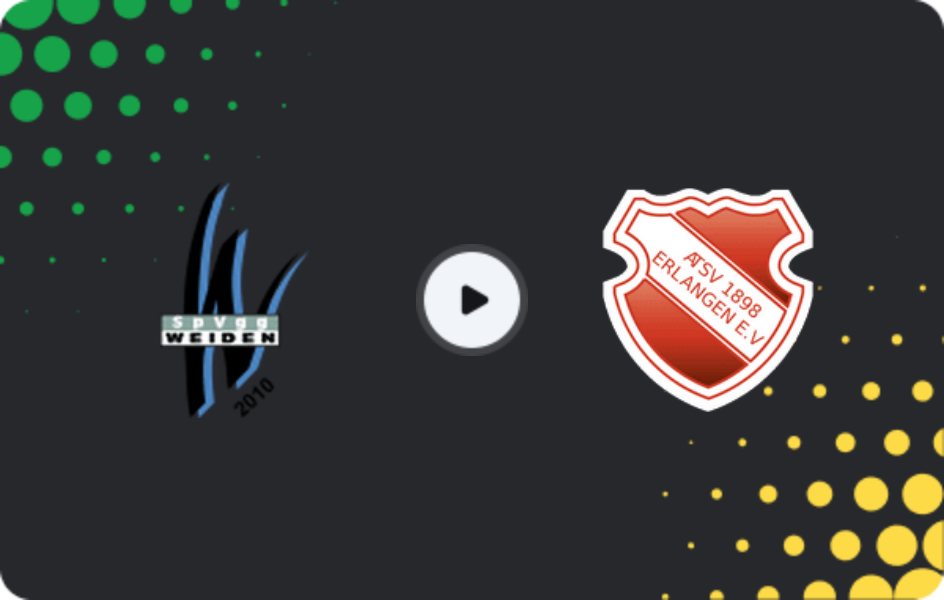 Where to watch Weiden — ATSV Erlangen, Oberliga - Bayern Nord, 02.04.2026