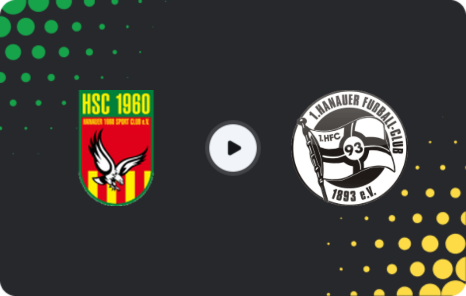 Where to watch 1960 Hanau — Hanau 93, Oberliga - Hessen, 02.04.2026