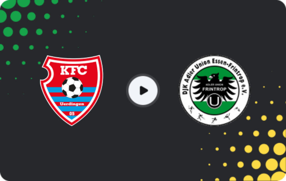 Where to watch KFC Uerdingen 05 — Union Frintrop, Oberliga - Niederrhein, 02.04.2026