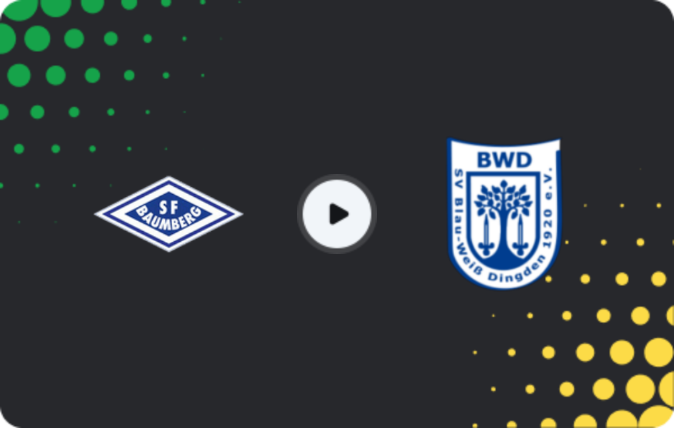 Where to watch SF Baumberg — BW Dingden, Oberliga - Niederrhein, 02.04.2026