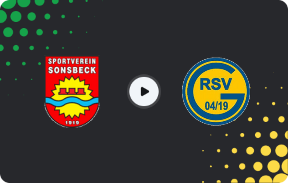 Where to watch Sonsbeck — Germania Ratingen, Oberliga - Niederrhein, 02.04.2026
