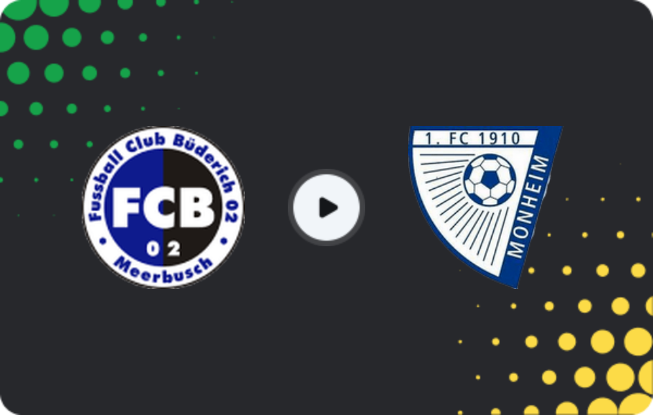 Where to watch Büderich — Monheim, Oberliga - Niederrhein, 02.04.2026