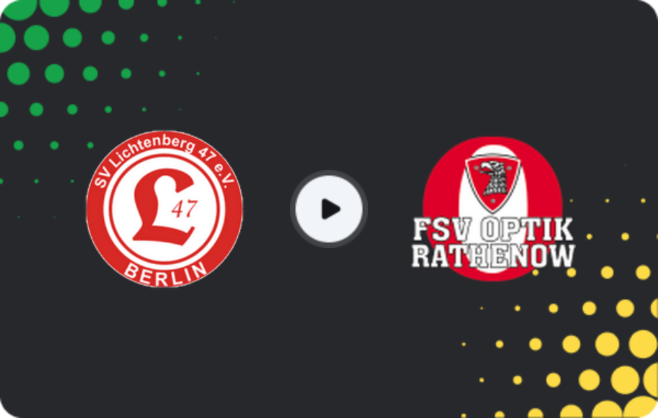Where to watch Lichtenberg — Optik Rathenow, NOFV-Oberliga Nord, 03.04.2026