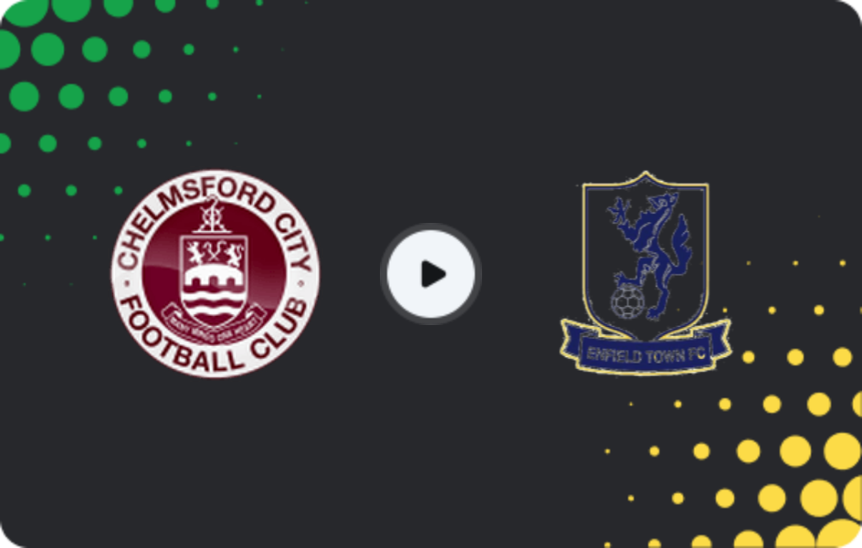 Where to watch Chelmsford City — Enfield Town, National League - South, 03.04.2026